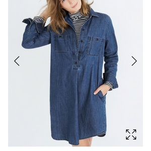 Madewell ✨Bestseller Denim Popover Shirtdress